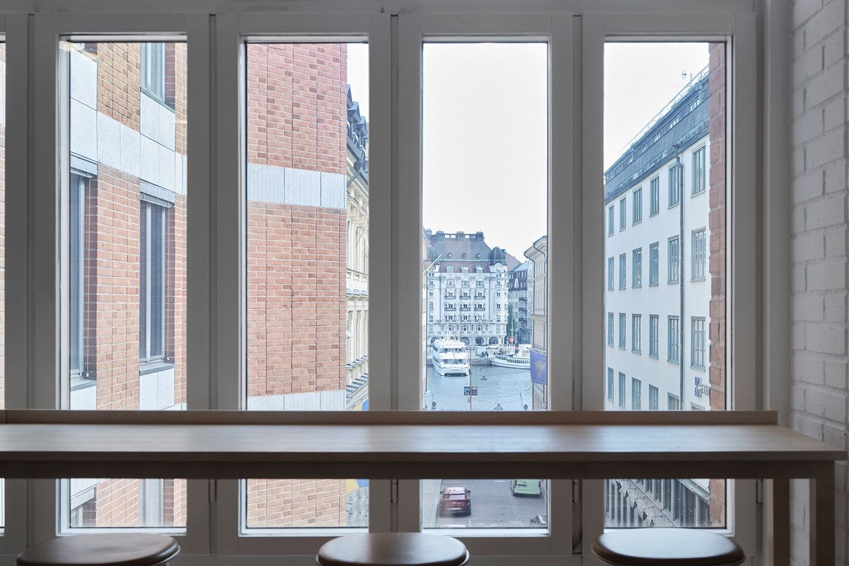 Utsikt över Nybrokajen