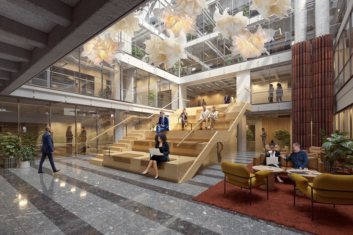 Visionsbild, gemensam yta i fastigheten